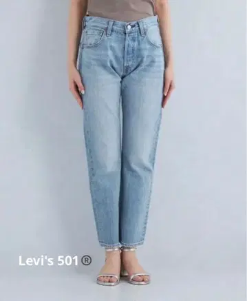 Levi's 라이트 블루 하이웨스트 데님 size S