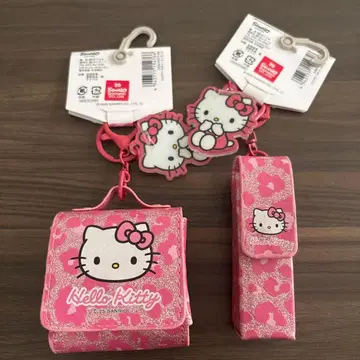 헬로키티 레오파드 무늬 멀티 케이스 립 케이스