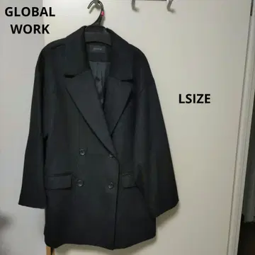 GLOBALWORK MATINEELINE 울 자켓 코트 LSIZE 블랙