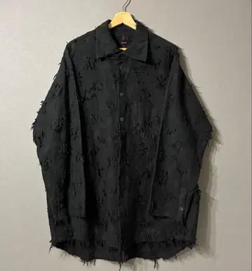 마이너스 블랙 프린지 자켓