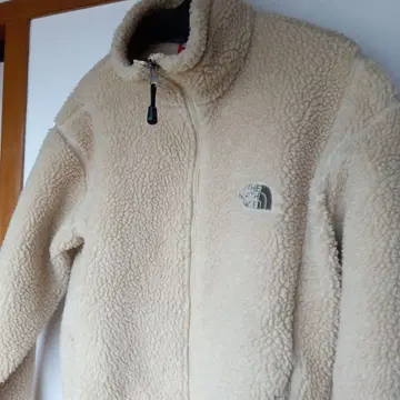 THE NORTH FACE 베이지 플리스 자켓 여성용 L