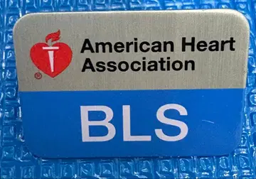 American Heart Association BLS 핀 배지