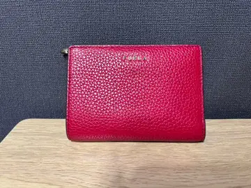 FURLA 이단 접이식 지갑 빨간색