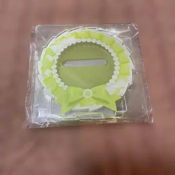 후쿠야 오나마에 커스텀 Green 아크릴 캔뱃지 스탠드 라임