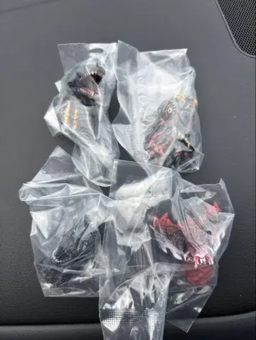 제일복권 고질라 몬스터 헤드 마그넷 컴프 4개 세트