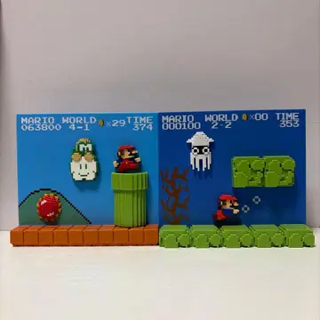 슈퍼 마리오 브라더스 스테이지 피규어 2세트