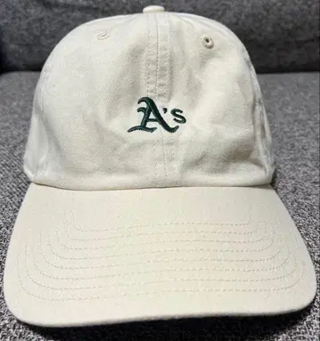 47 A's 베이지 캡