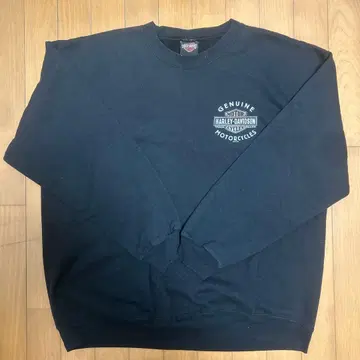 할리데이비슨 블랙 맨투맨 XL