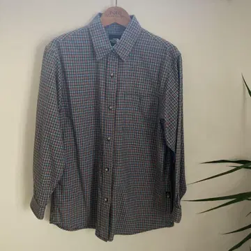 THE NORTH FACE 체크 무늬 긴팔 셔츠
