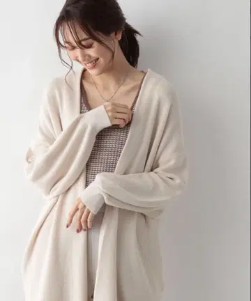 GLOBAL WORK 워셔블 숄 가디건