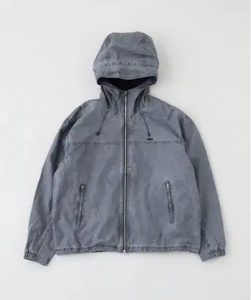 obey 그레이 후드 부착 아우터