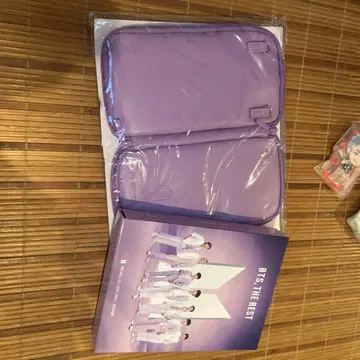 BTS THE BEST 수납 파우치 보라색