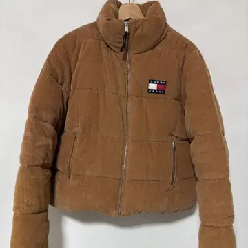 TOMMY JEANS 코듀로이 다운 자켓