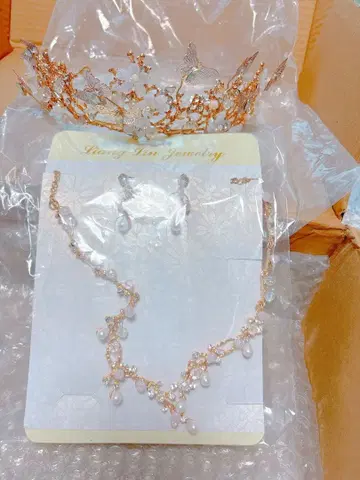 티아라 목걸이 귀걸이