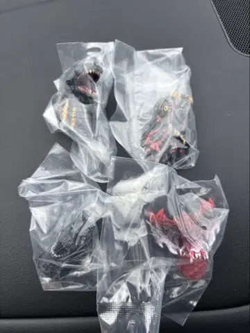 제일복권 고질라 몬스터 헤드 마그넷 컴프 4개 세트