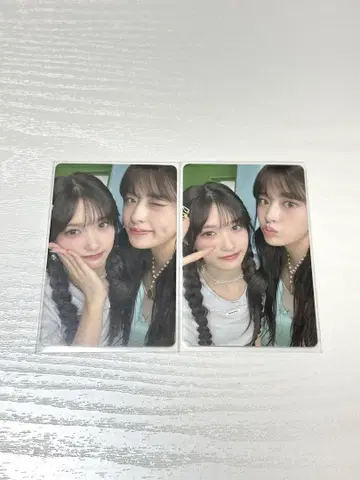 IVE 리즈 유진 유닛 트레이딩 카드 2장 세트