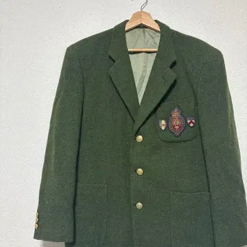 Harris Tweed 90s 테일러드 자켓 와펜 블레이저