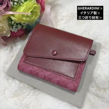 GHERARDINI 게라르디니 3단 폴더형 지갑 동전 지갑 포함
