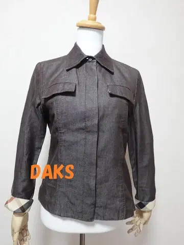 새상품급 DAKS 스트레치 데님 비익 자켓 9호 M 닥스