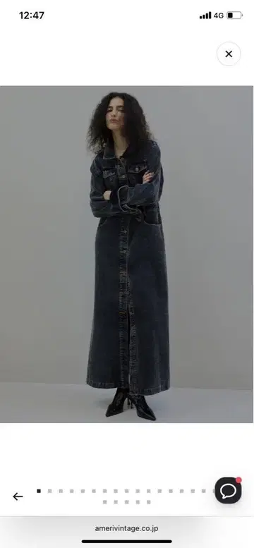 I LINE CORDUROY SHIRT DRESS