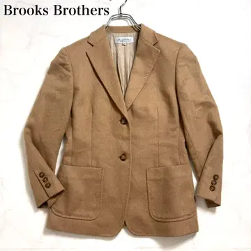 컨디션 최상 브룩스브라더스 테일러드 자켓 최고급 카멜 100% S