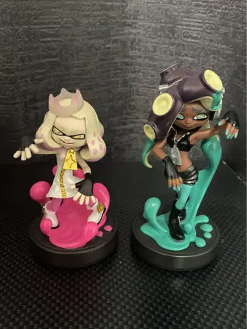 스프라툰 amiibo 히메 이이다 세트