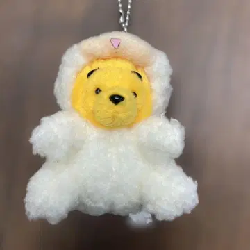 푸우 인형옷 키체인 양
