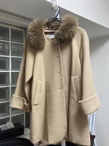 Riranduture 베이지 롱 코트