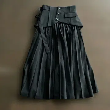 유나이티드 도쿄 코르셋 포함 롱 스커트 블랙 사이즈 1