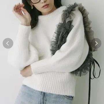 컬러 숏 니트 풀오버