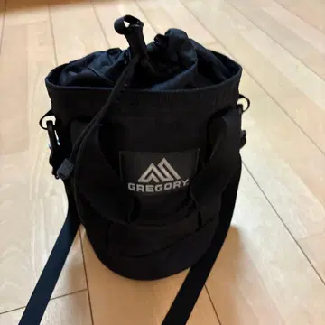 GREGORY 블랙 숄더백