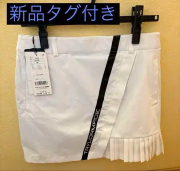 [택 포함 새상품] 테일러메이드 골프 여성용 플리츠 스커트 M 화이트