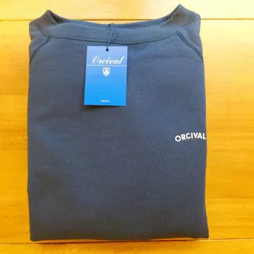 ORCIVAL 오르치발 래글런 슬리브 보트넥 맨투맨
