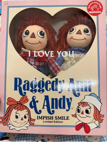 래그디 앤 앤디 페어 인형 Raggedy Ann&Andy