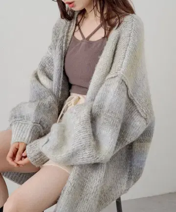 Kastane 그라데이션 니트 가디건