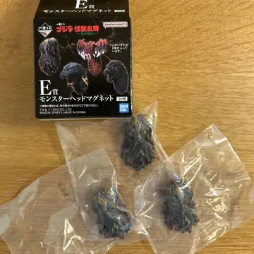 제일복권 고질라 E상 몬스터 헤드 마그넷 헤도라 x 3