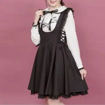 시크릿허니 오버롤 스커트