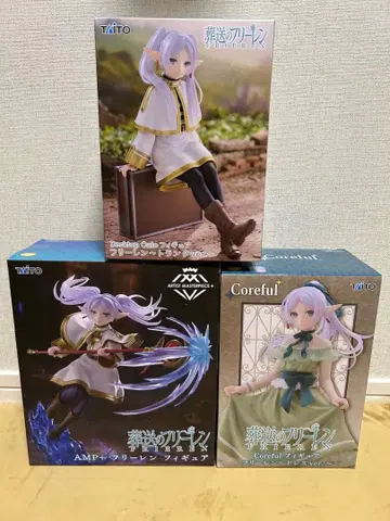 프리렌 피규어 3체 세트 장송의 프리렌 AMP+ desktop