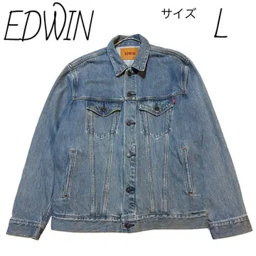 에드윈 EDWIN 데님 자켓 사이즈 L G GET645