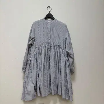 [ 새상품급 ] doudou 도두 스트라이프 긴팔 블라우스 원피스