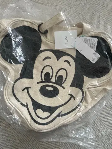 [12월 중 가격 인하] 미키마우스 FACE DESIGN TOTE BAG