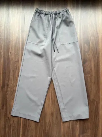 MARW UNITED ARROWS 그레이 와이드 팬츠 허리밴딩 XS
