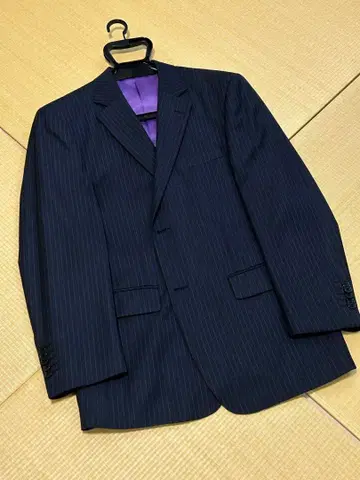 폴스미스 LONDON 네이비 스트라이프 비즈니스 자켓