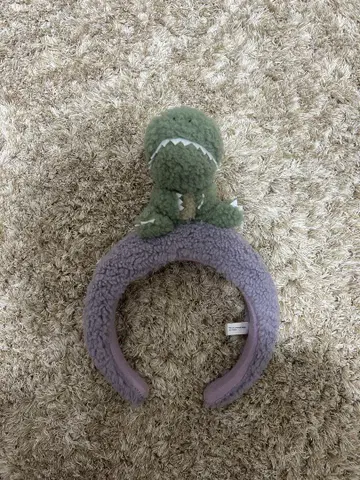 공룡 봉제 인형 머리띠 유니버셜