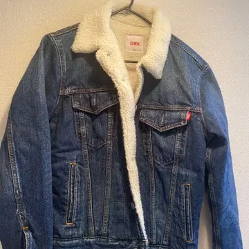 에드윈 데님 자켓 보아 자켓