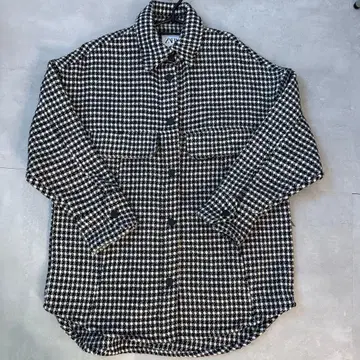 새상품급 ZARA 자라 텍스처 셔츠 자켓 오버 사이즈 블루종