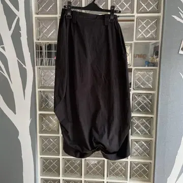 모유루 블랙 사루엘 팬츠 경량 소재