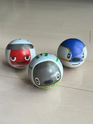 토레탄즈 가챠가챠 코로코로 구르는 PU 공 3개