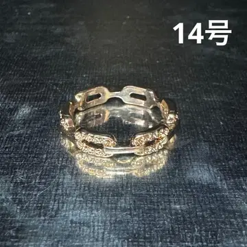 빈티지 패션 반지 골드 14호 로프 반지 트위스트 반지