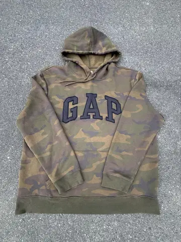 새상품급 갭 GAP 후드티 카모 패턴 XL 남성용 후드 카모플라주 속기모